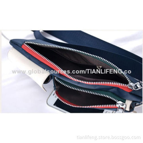 Men's Fashion Messenger Shoulder Fanny Pack Waist Sling Chest Bag, Made of Waterproof Nylon